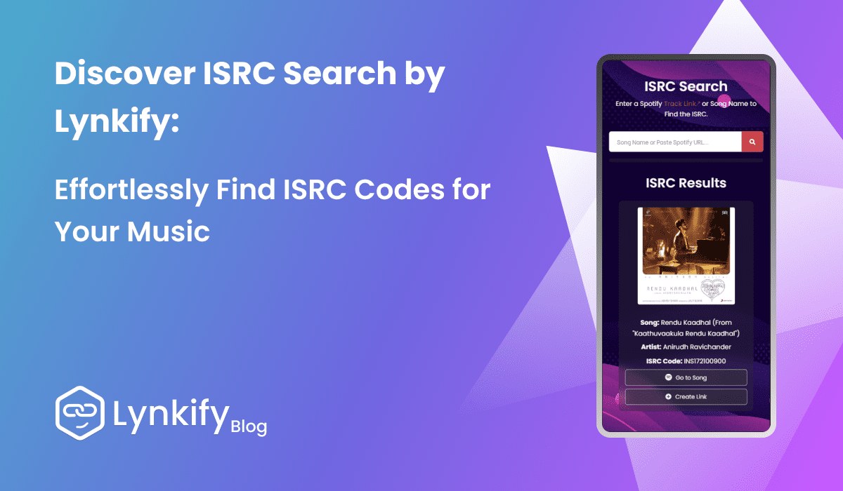 Discover ISRC Search by Lynkify: Find ISRC of Your Music